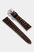 Chocolate Leather Watch Strap