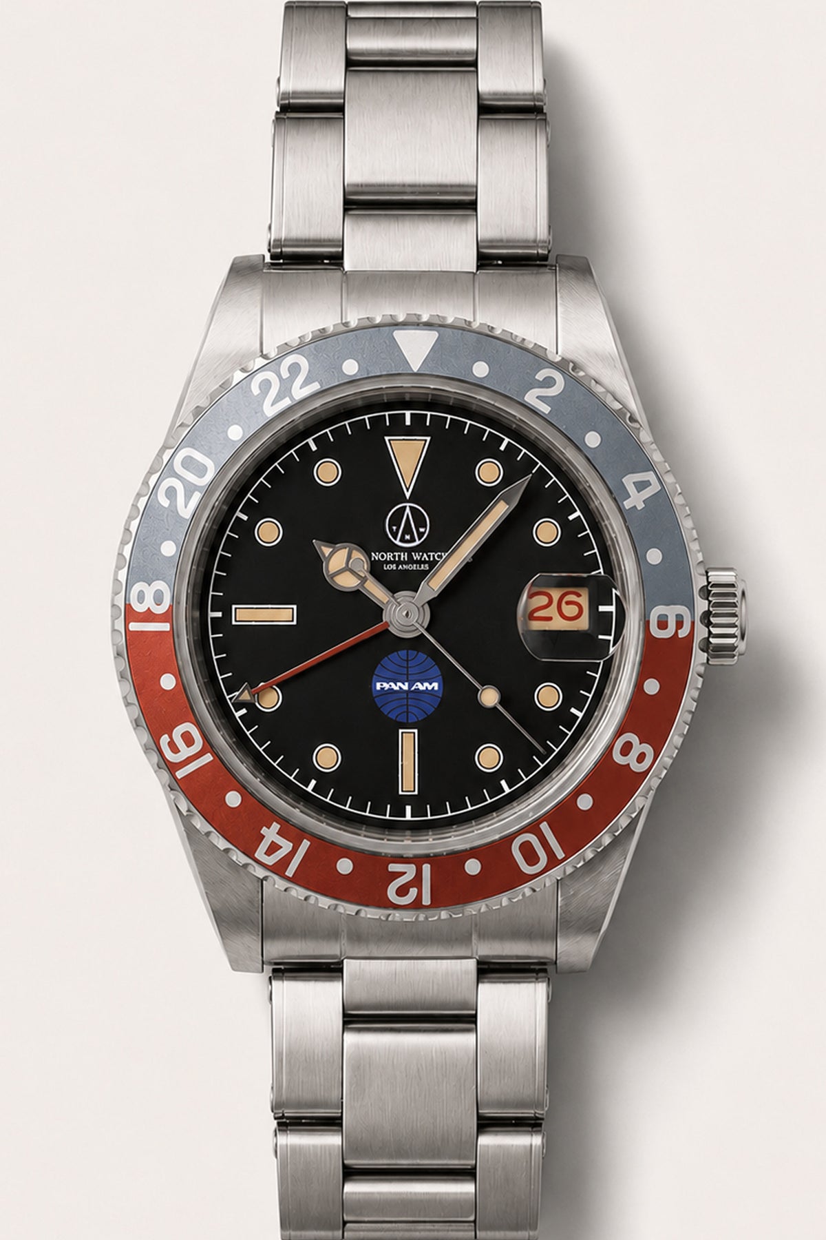 Pan Am x TNC GMT - BLUE AND RED ALUMINUM BEZEL
